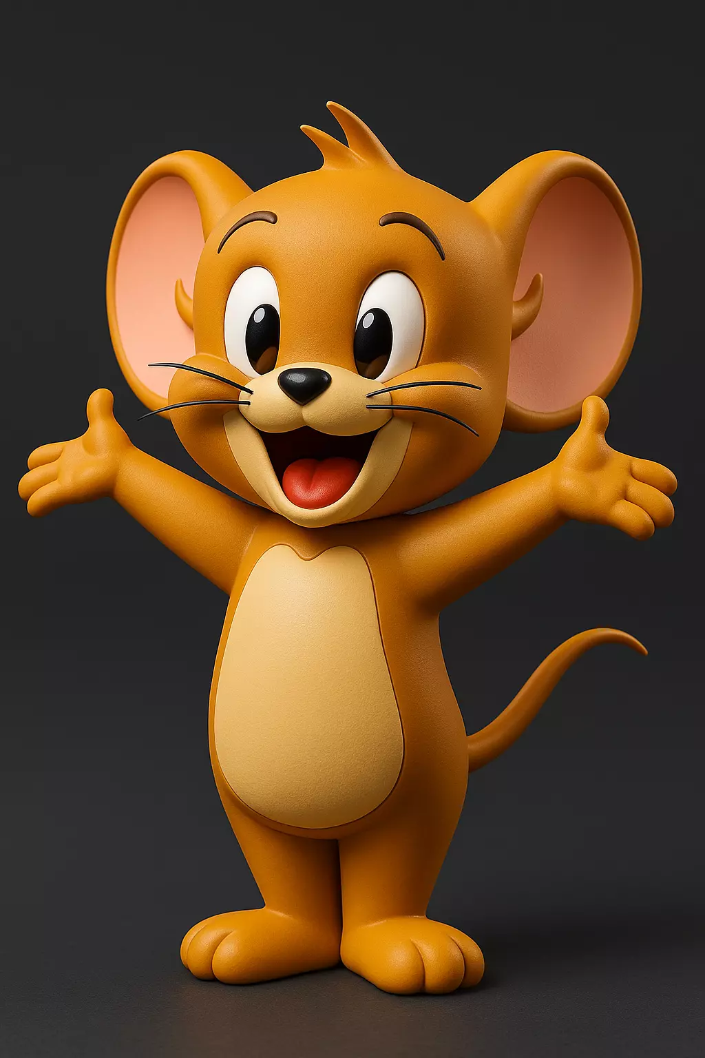 Jerry from Tom and Jerry 3D print model_1