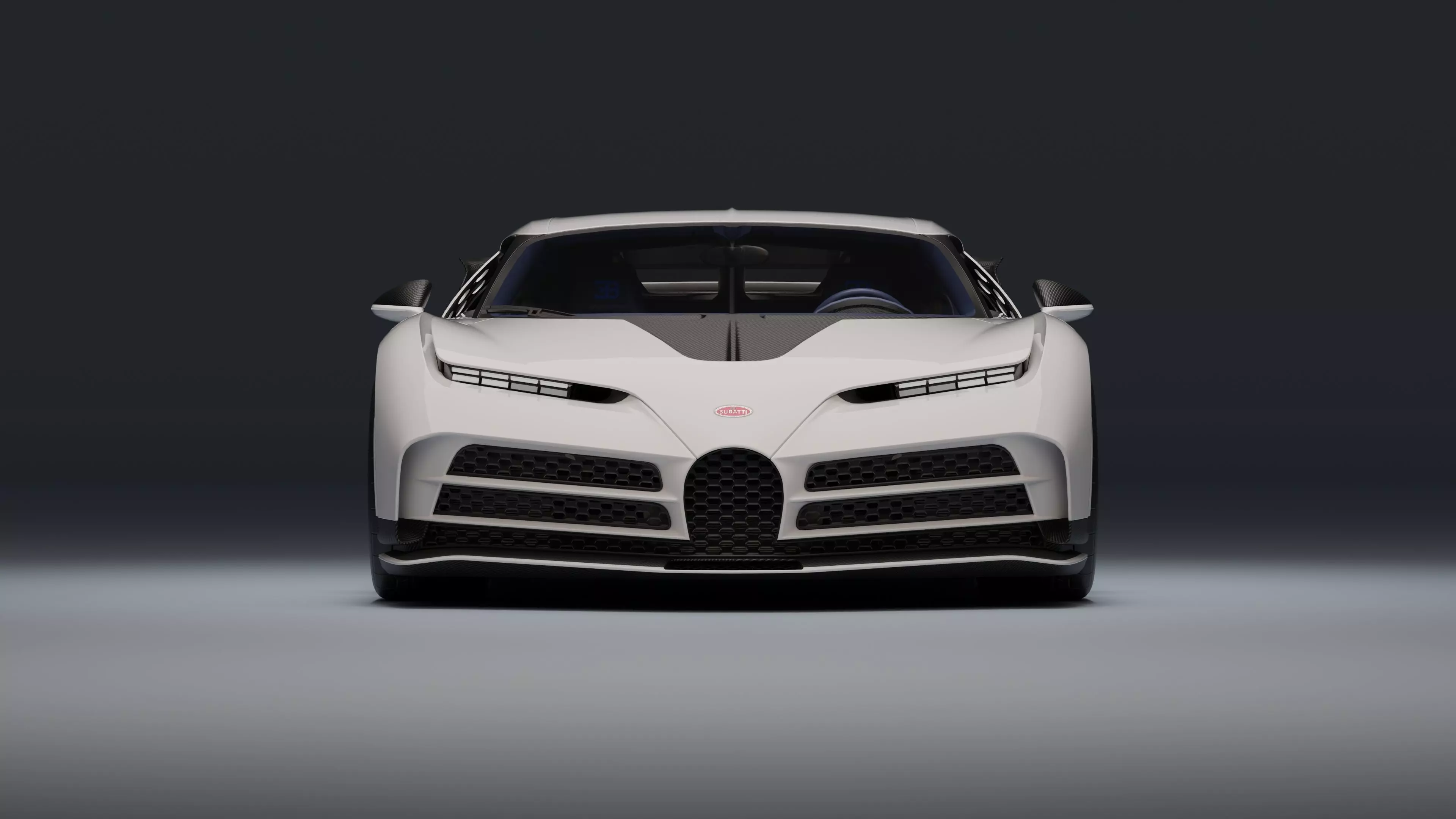 Bugatti Centodieci Low-poly 3D model_27