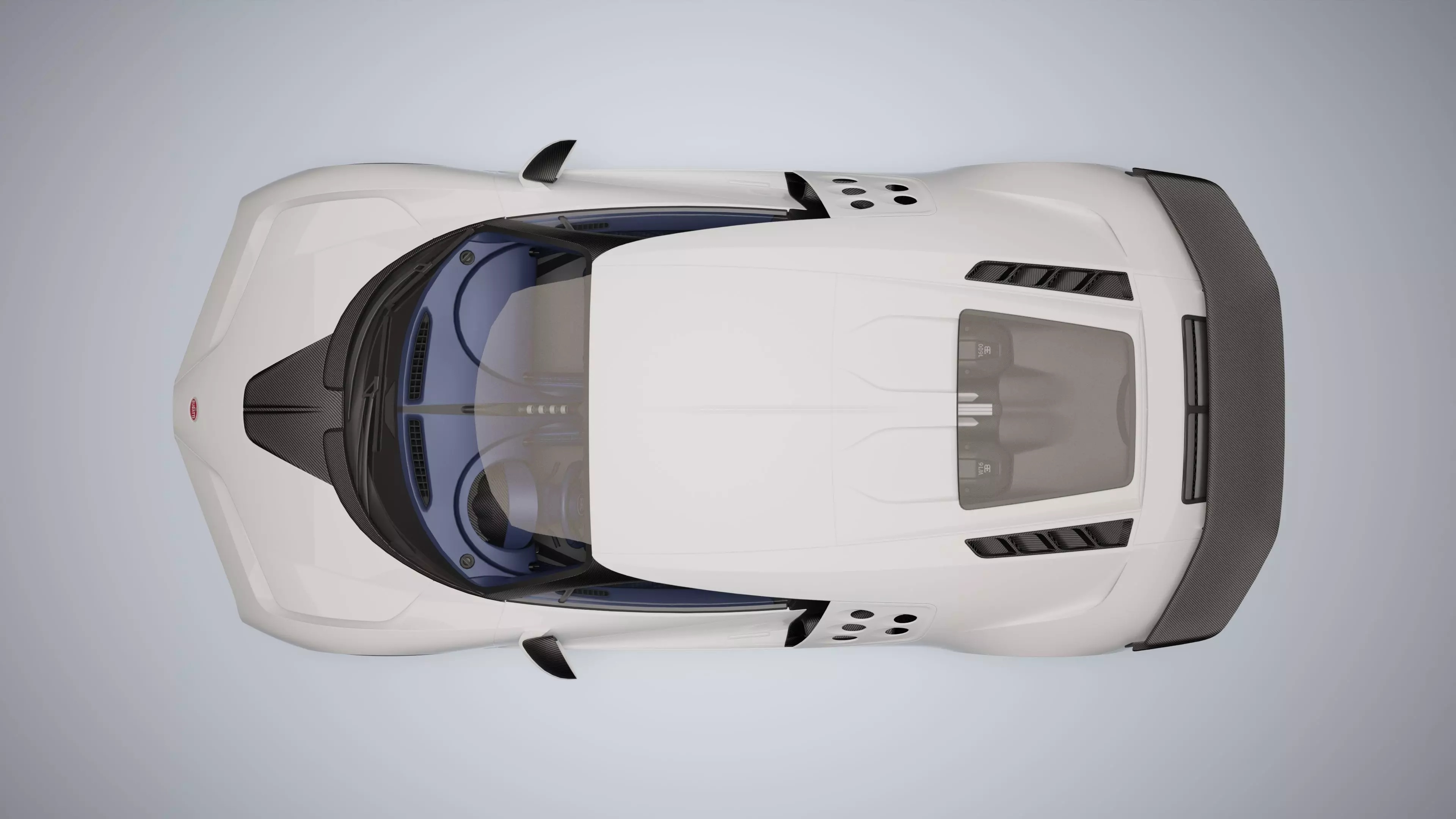 Bugatti Centodieci Low-poly 3D model_26