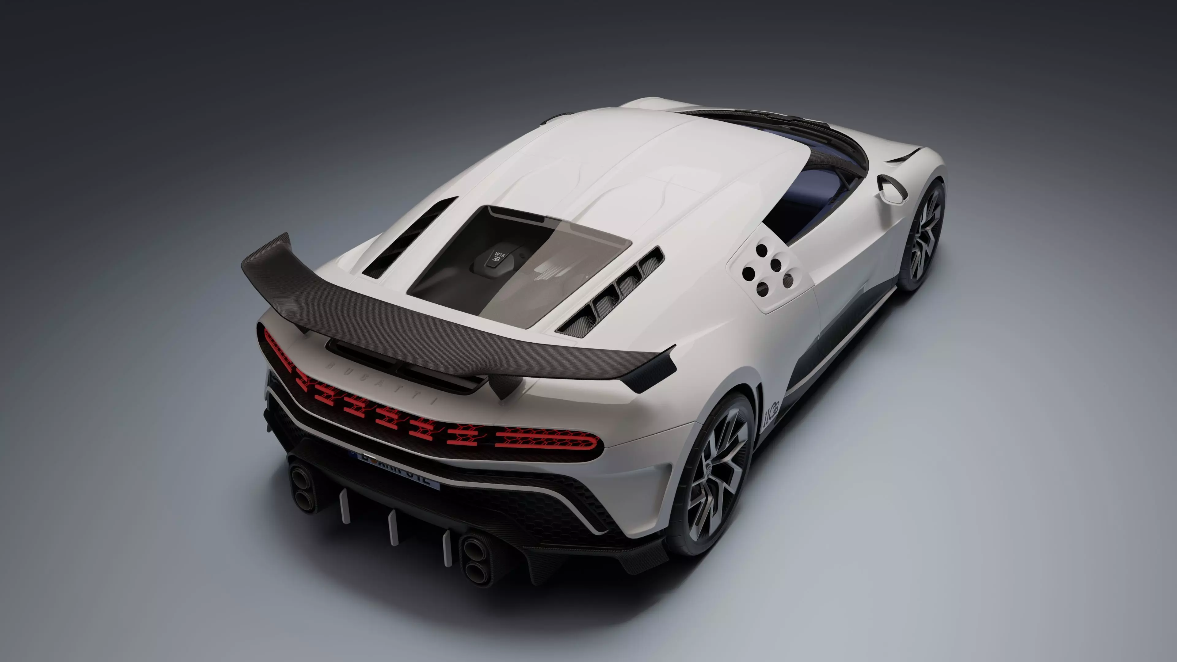 Bugatti Centodieci Low-poly 3D model_18