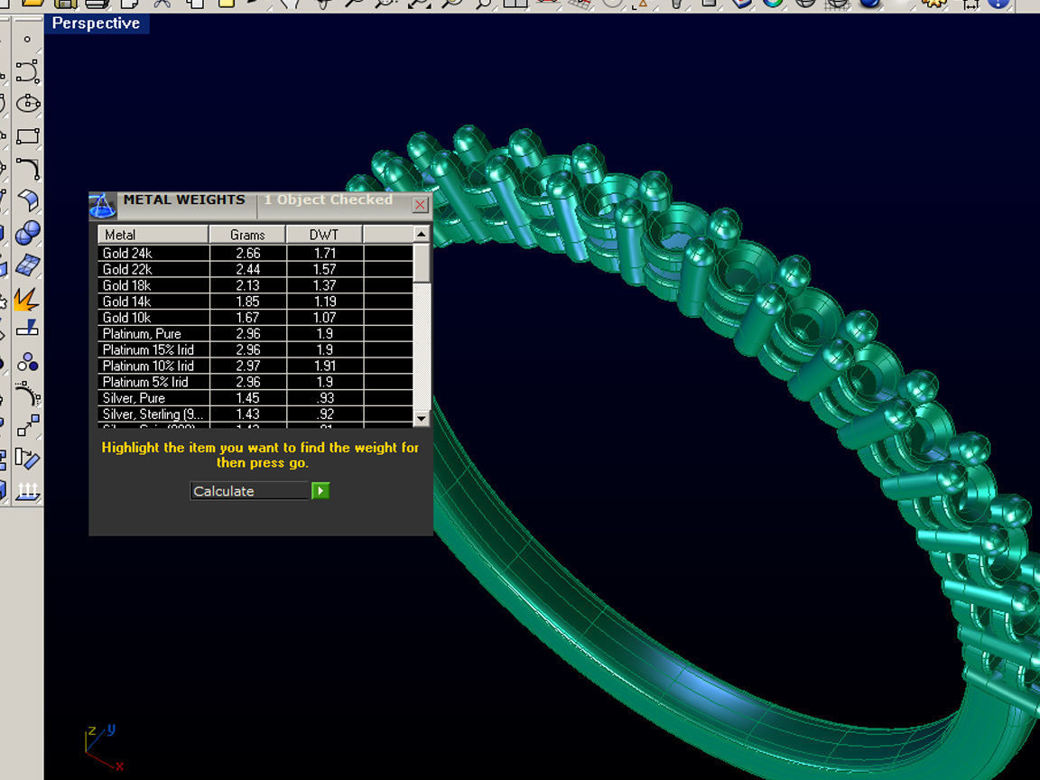 ZLDA04 diamond eternity band gold 3D print model_4