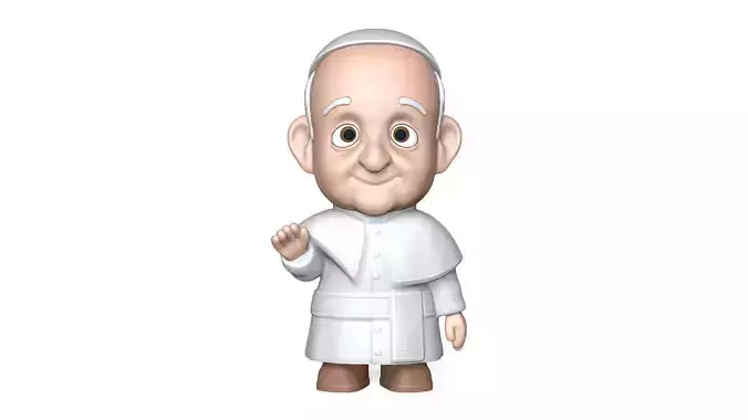 Pope Francis Cute Miniature - Funko Chibi