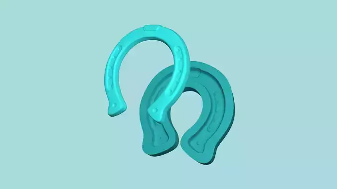 Horse Footstep - Silicone Mold -Template 3D print model