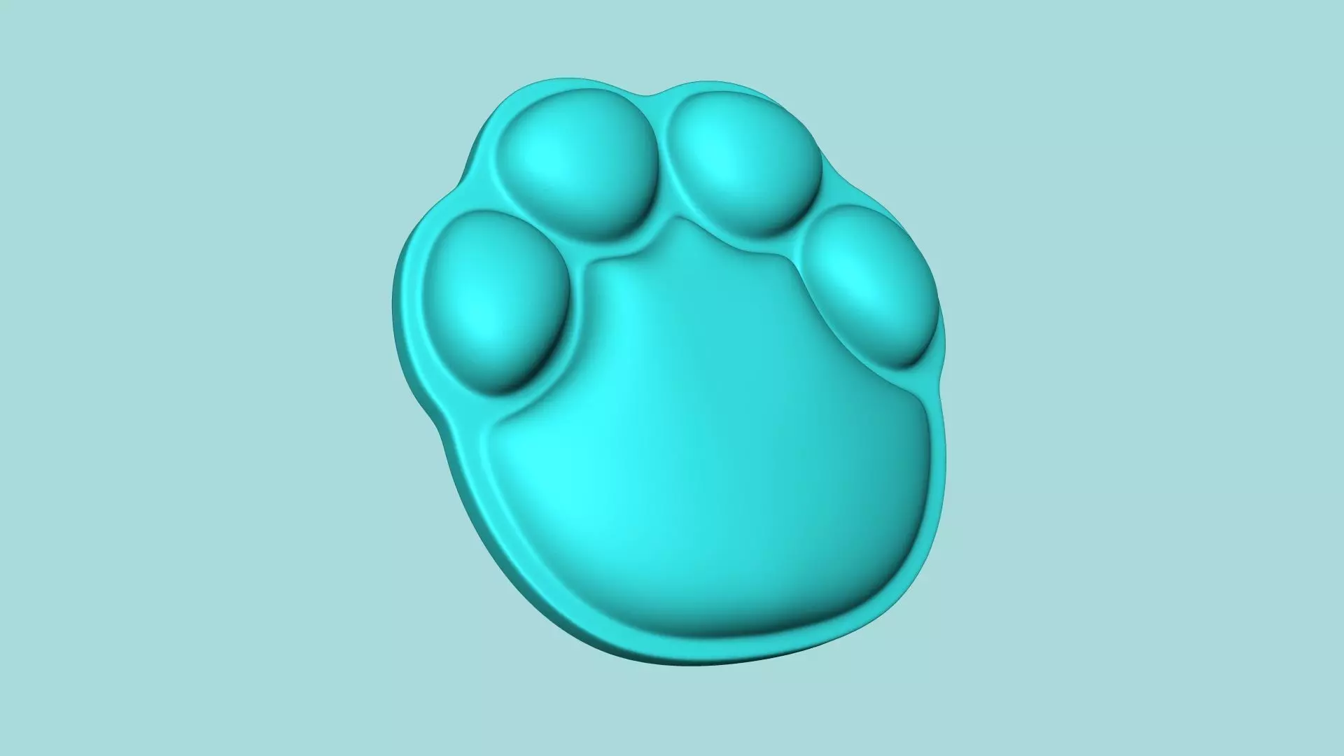 Elephant Footstep - Silicone Mold -Template 3D print model_3