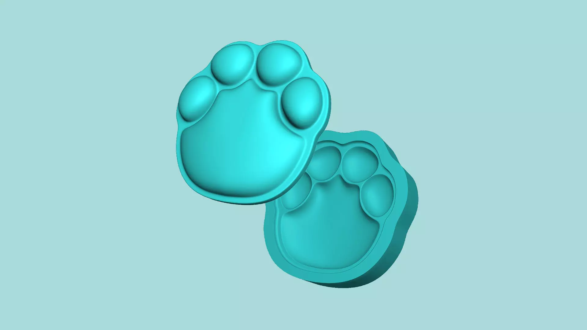 Elephant Footstep - Silicone Mold -Template 3D print model_0