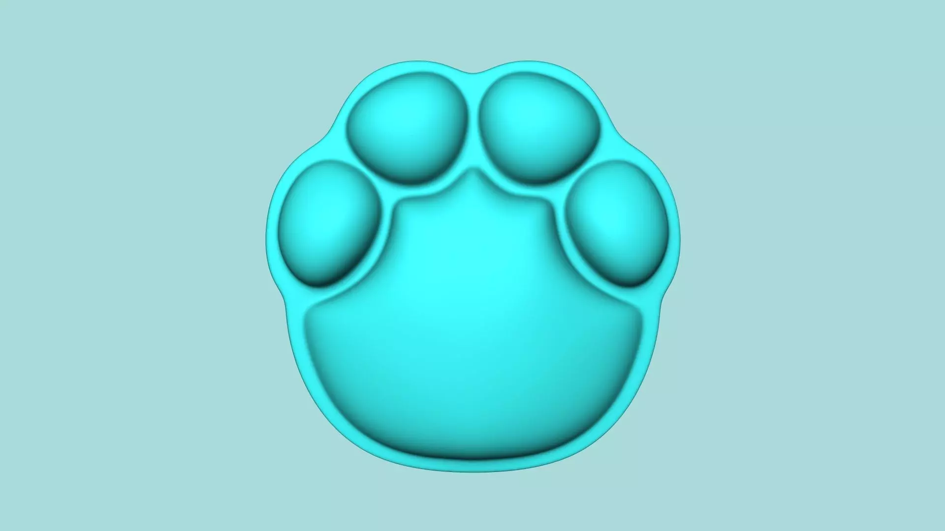 Elephant Footstep - Silicone Mold -Template 3D print model_2