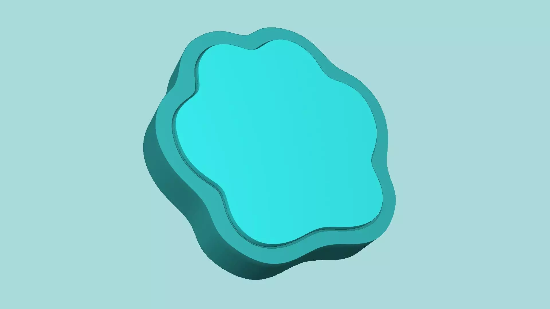 Cat Footstep - Silicone Mold -Template 3D print model_1