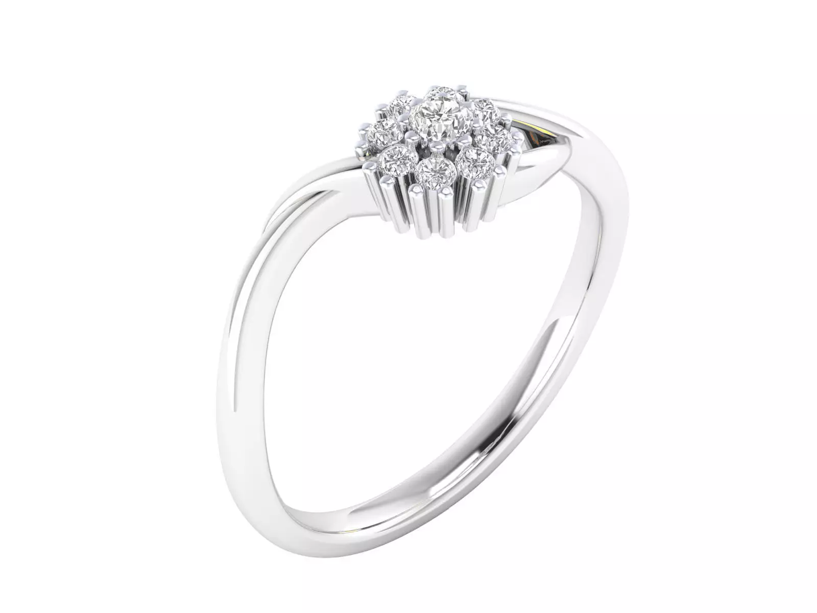 Women Ring Render 3dm STL MTL SLC JCD OBJ FBX Details 3D print model_5