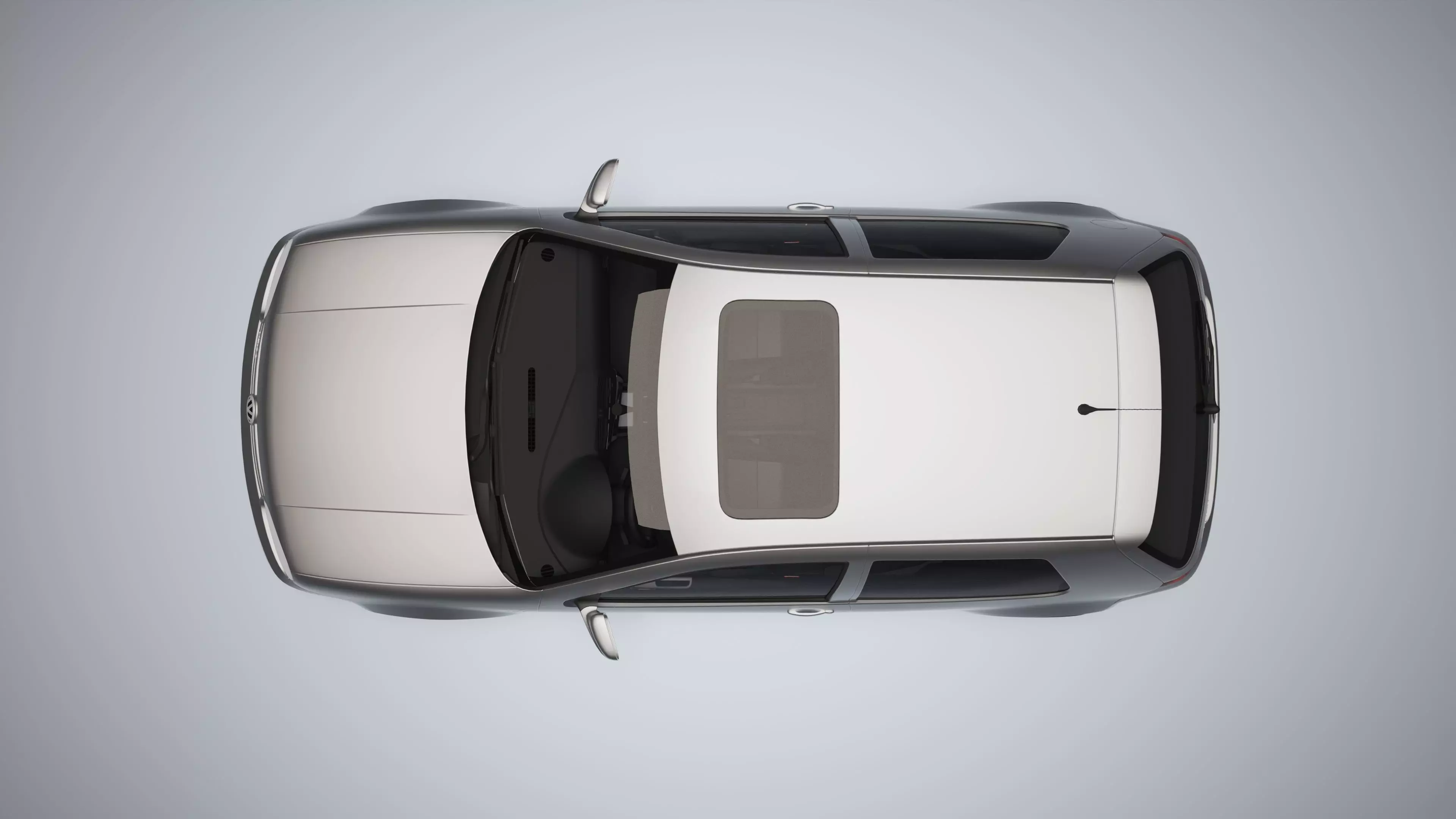 Volkswagen Golf Mk IV R32 Low-poly 3D model_27