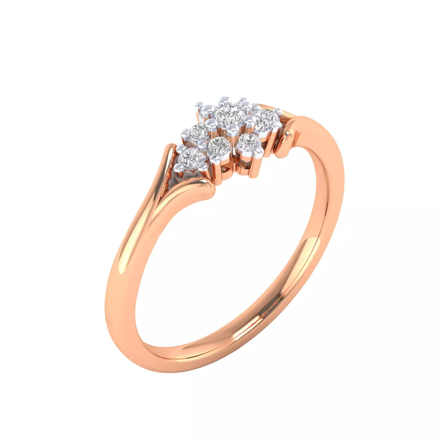 Women Ring Render 3dm STL MTL SLC JCD OBJ FBX Details 3D print model_1