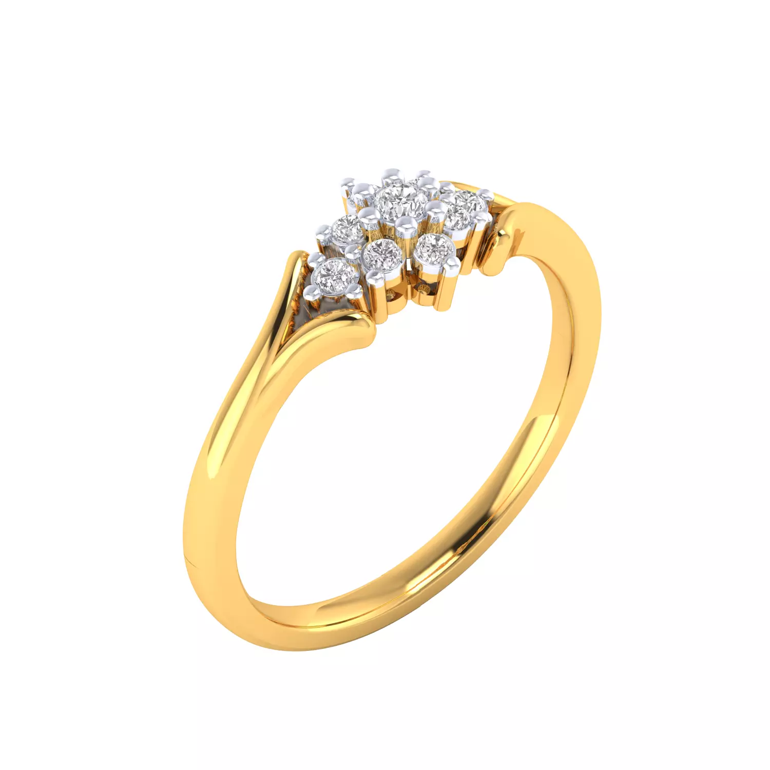 Women Ring Render 3dm STL MTL SLC JCD OBJ FBX Details 3D print model_3