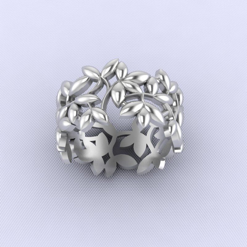 ring sprigs 3D print model_3