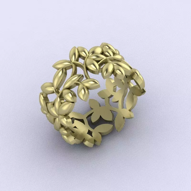 ring sprigs 3D print model_0