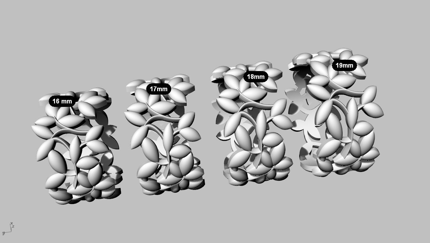 ring sprigs 3D print model_6