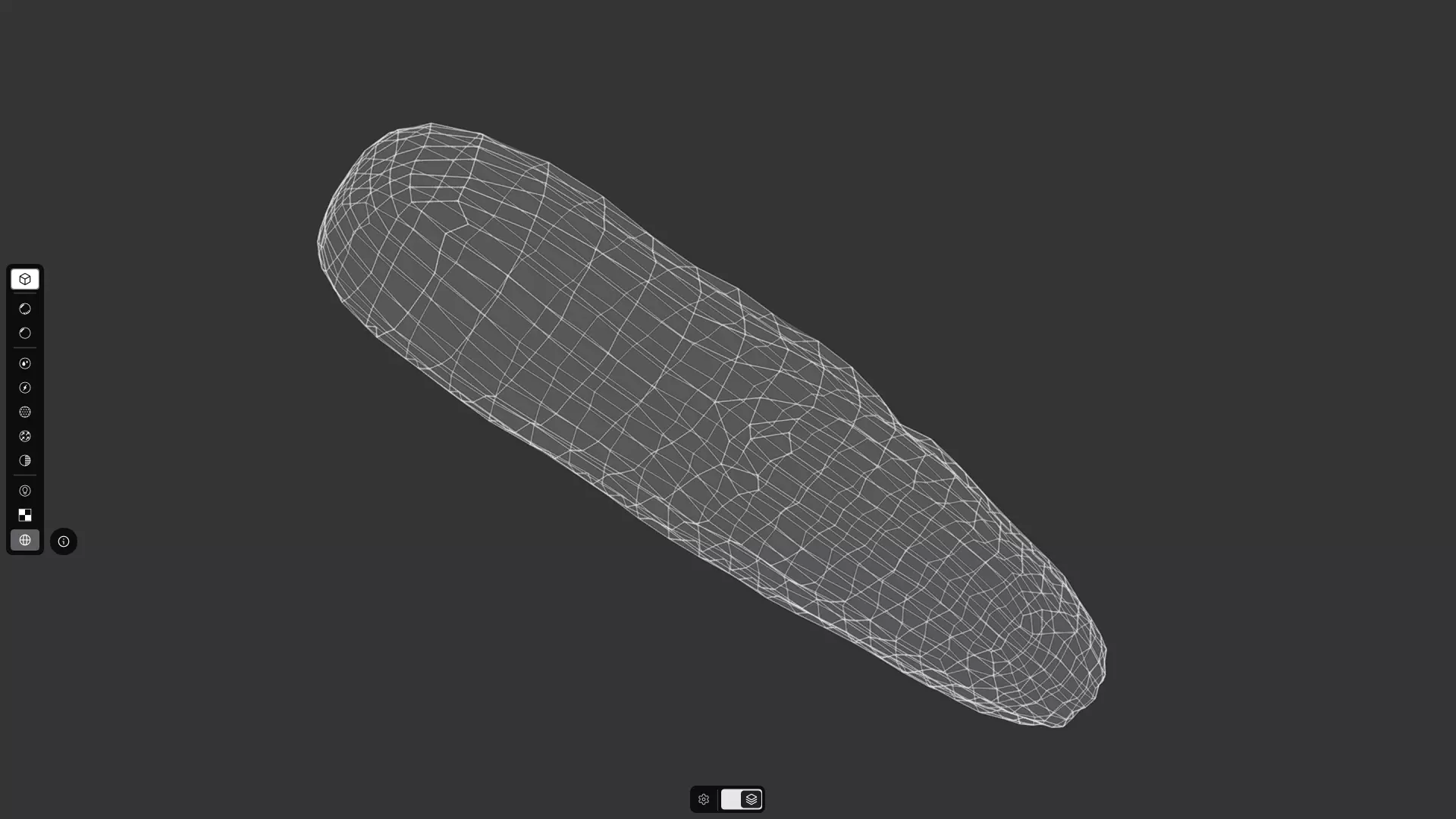 Churro Low-poly 3D model_4