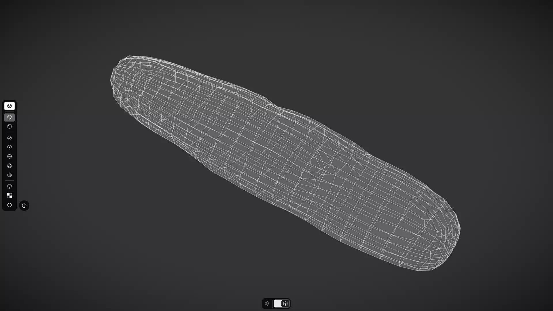 Churro Low-poly 3D model_2