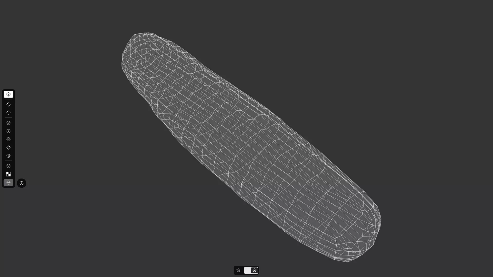 Churro Low-poly 3D model_6