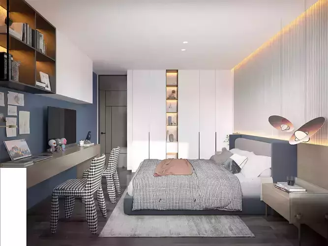 Modern bedroom