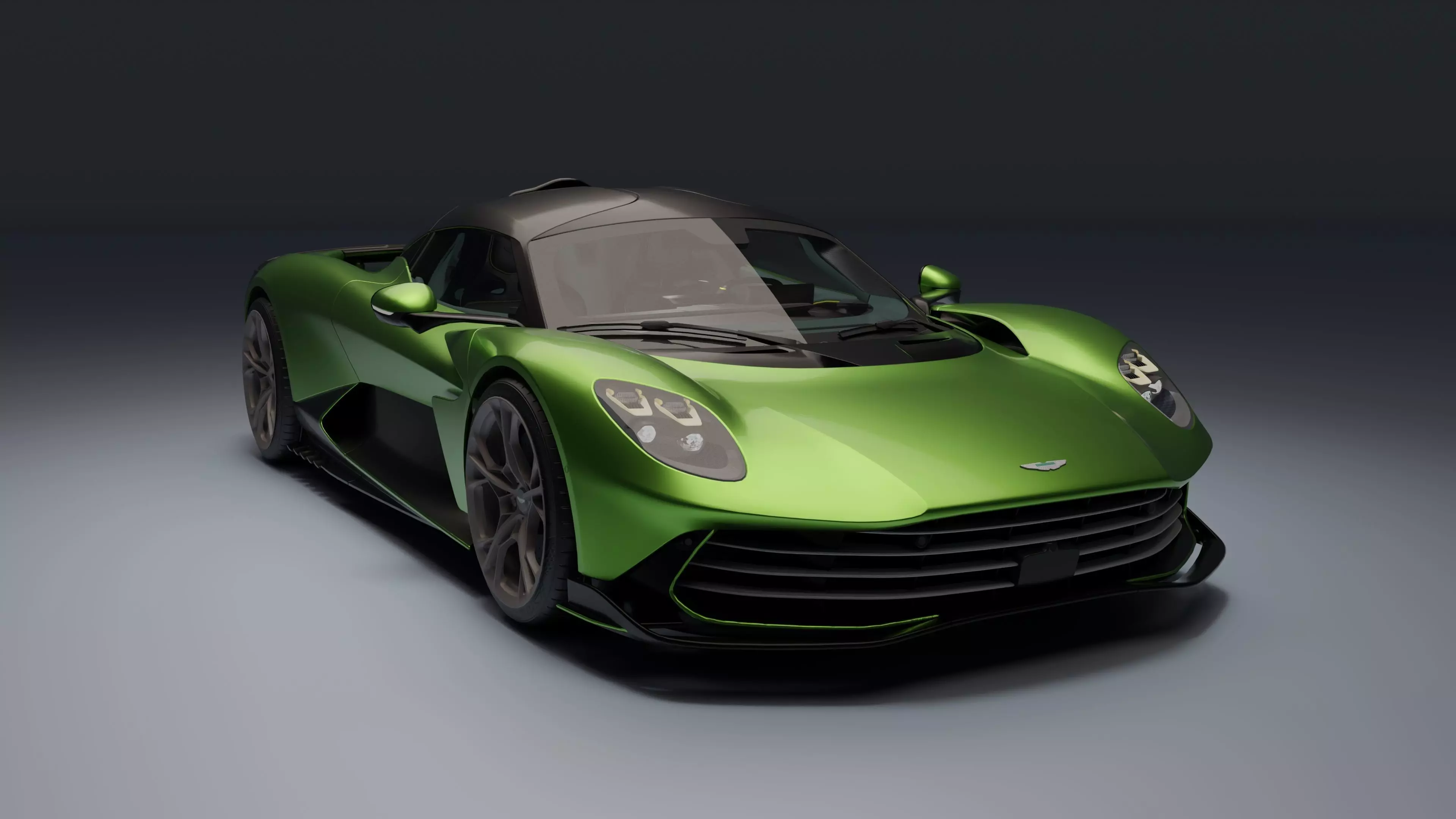 Aston Martin Valhalla Low-poly 3D model_1