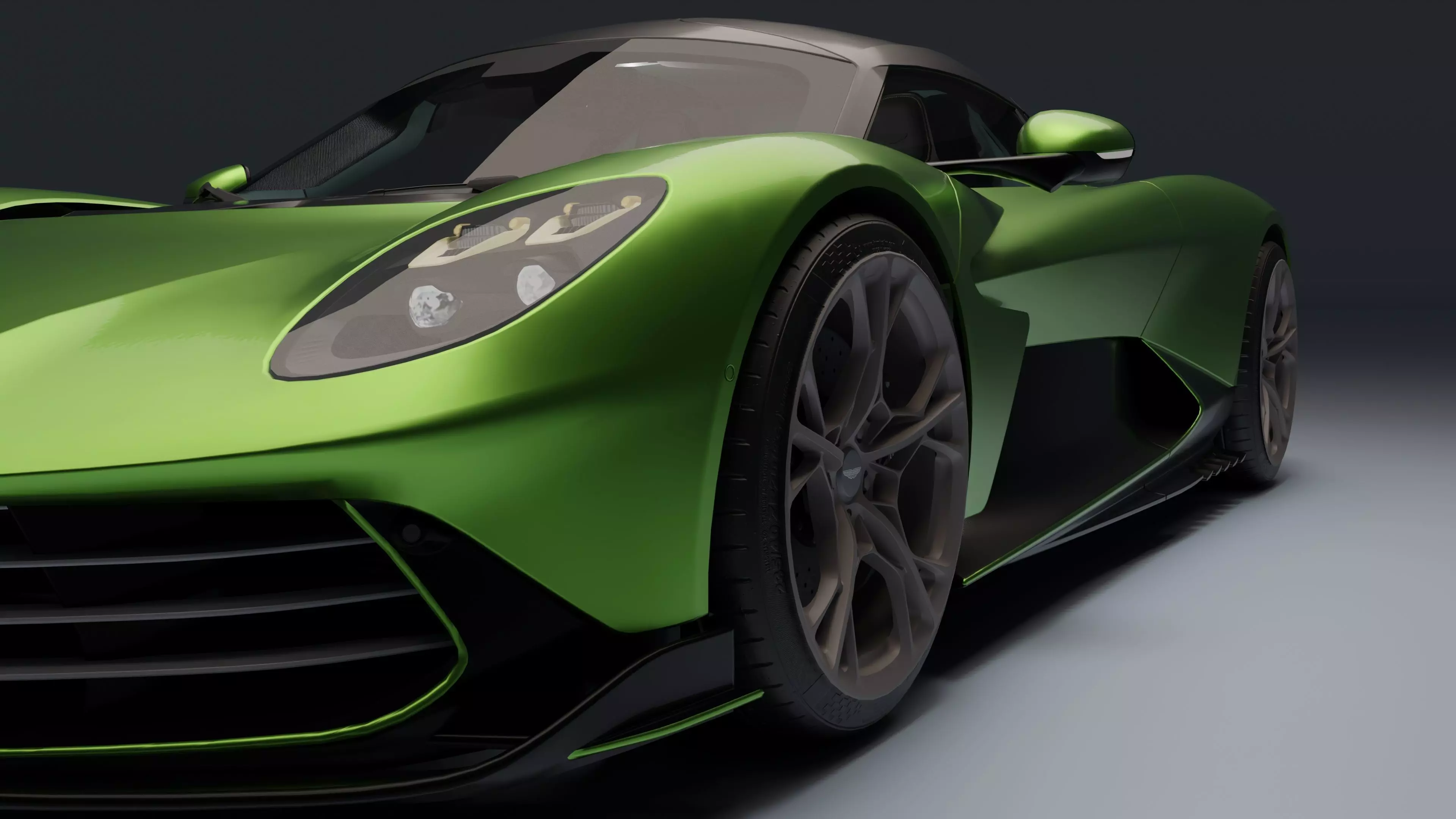 Aston Martin Valhalla Low-poly 3D model_8