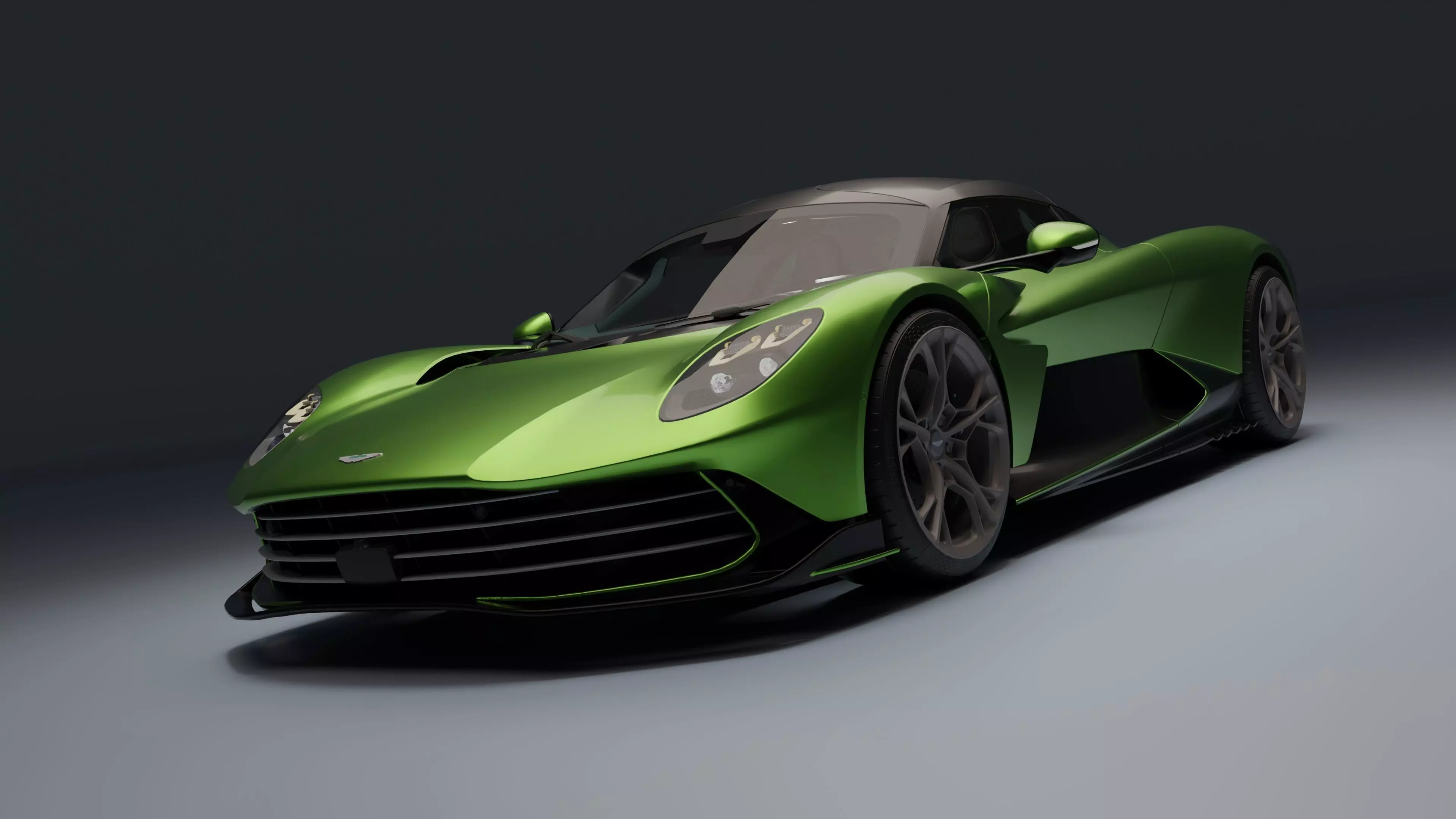 Aston Martin Valhalla Low-poly 3D model_0