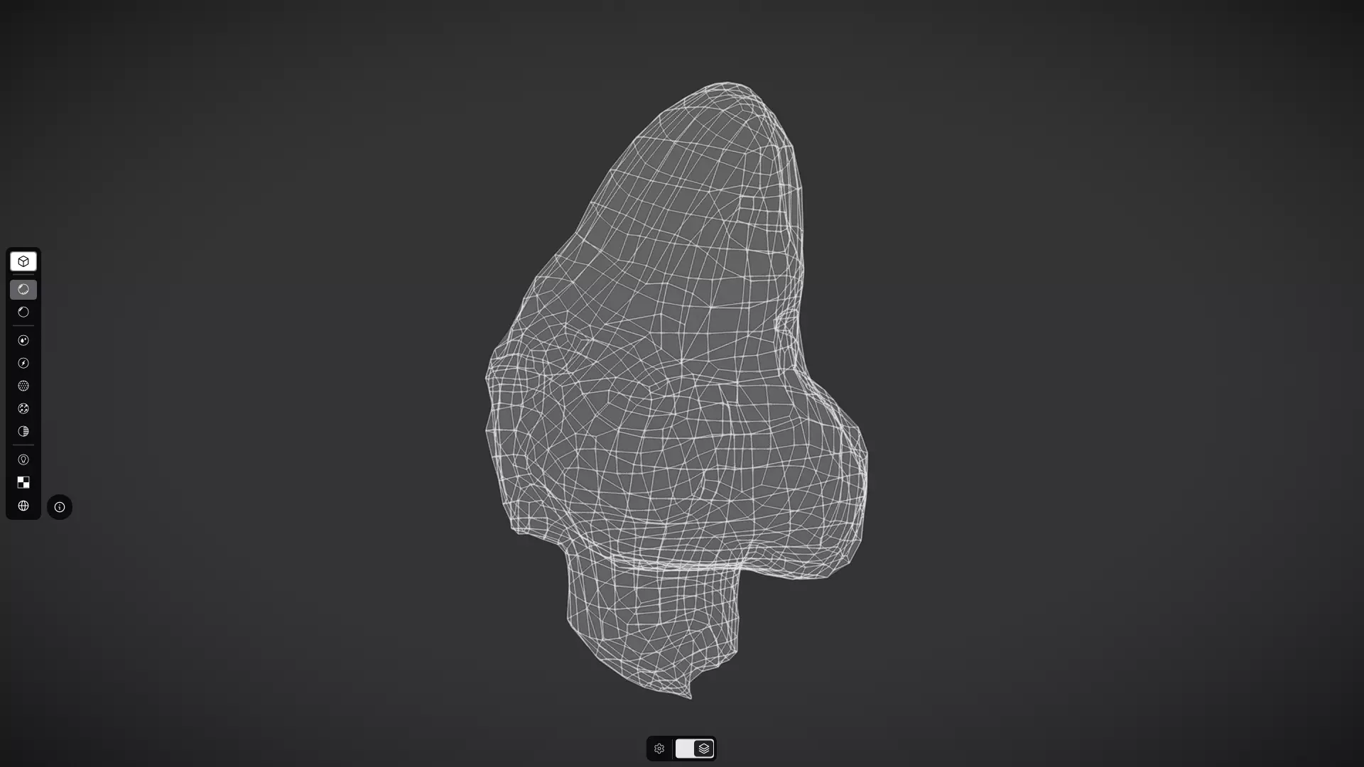 Morel Low-poly 3D model_2