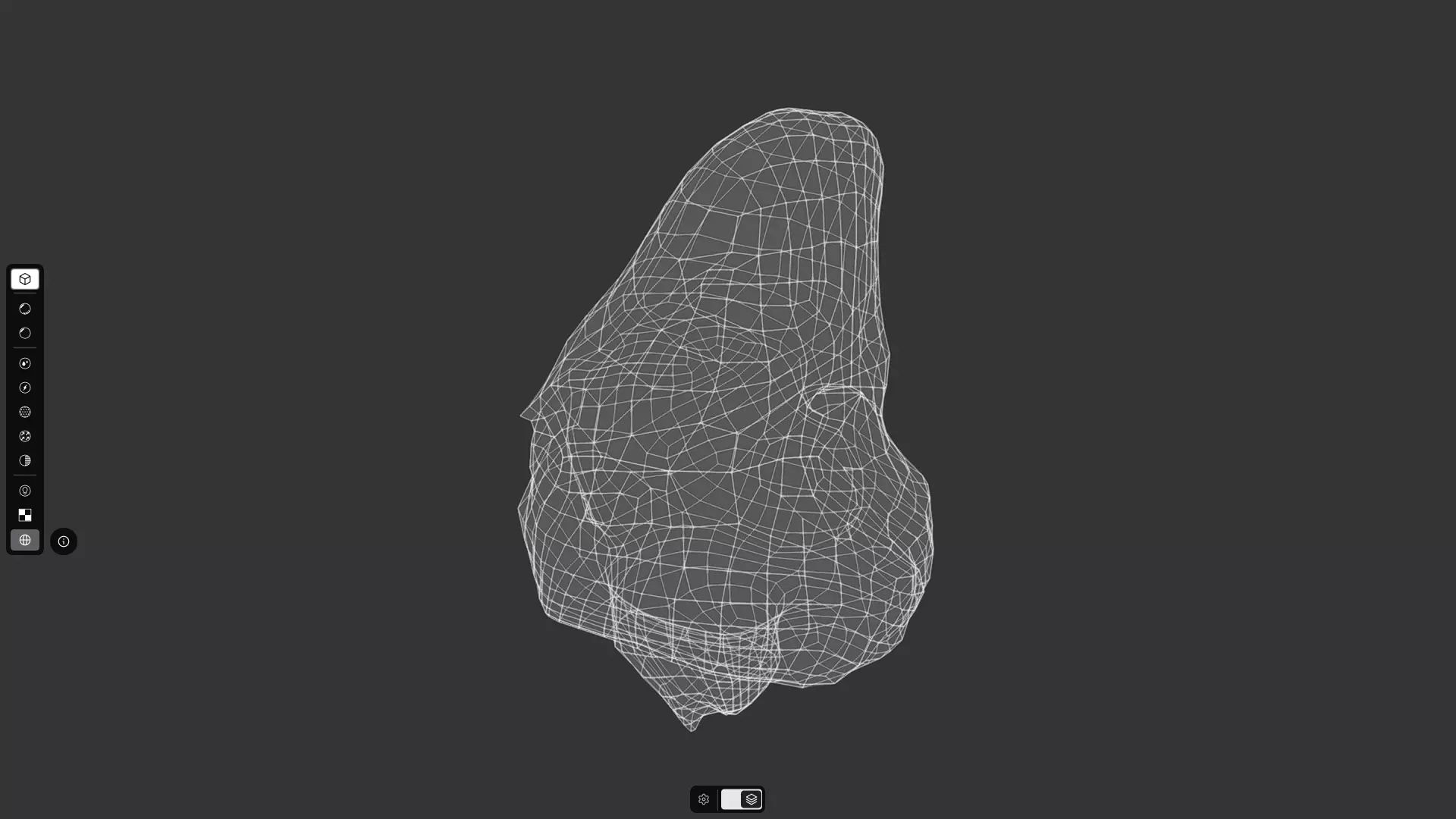 Morel Low-poly 3D model_6