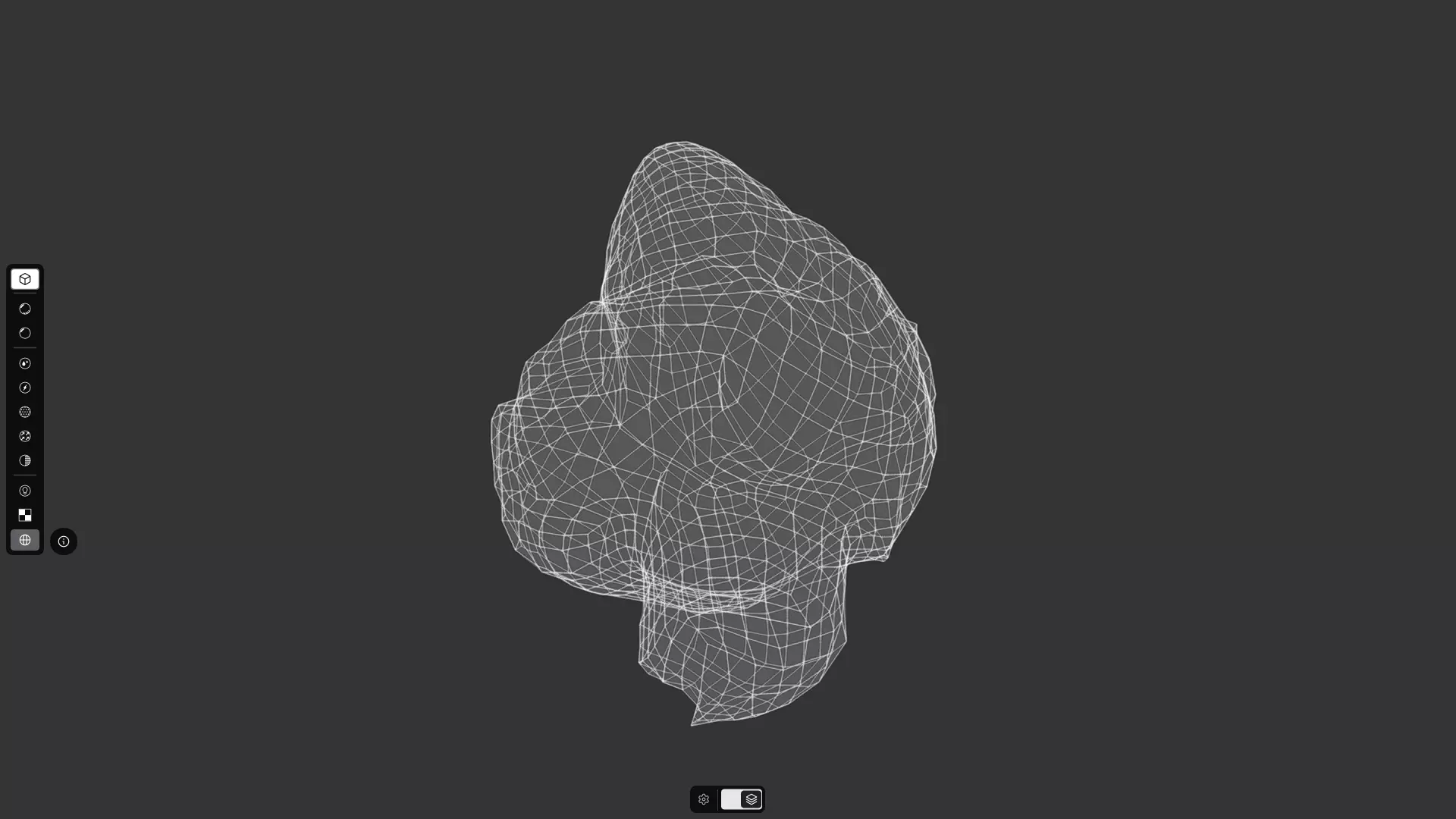 Morel Low-poly 3D model_4