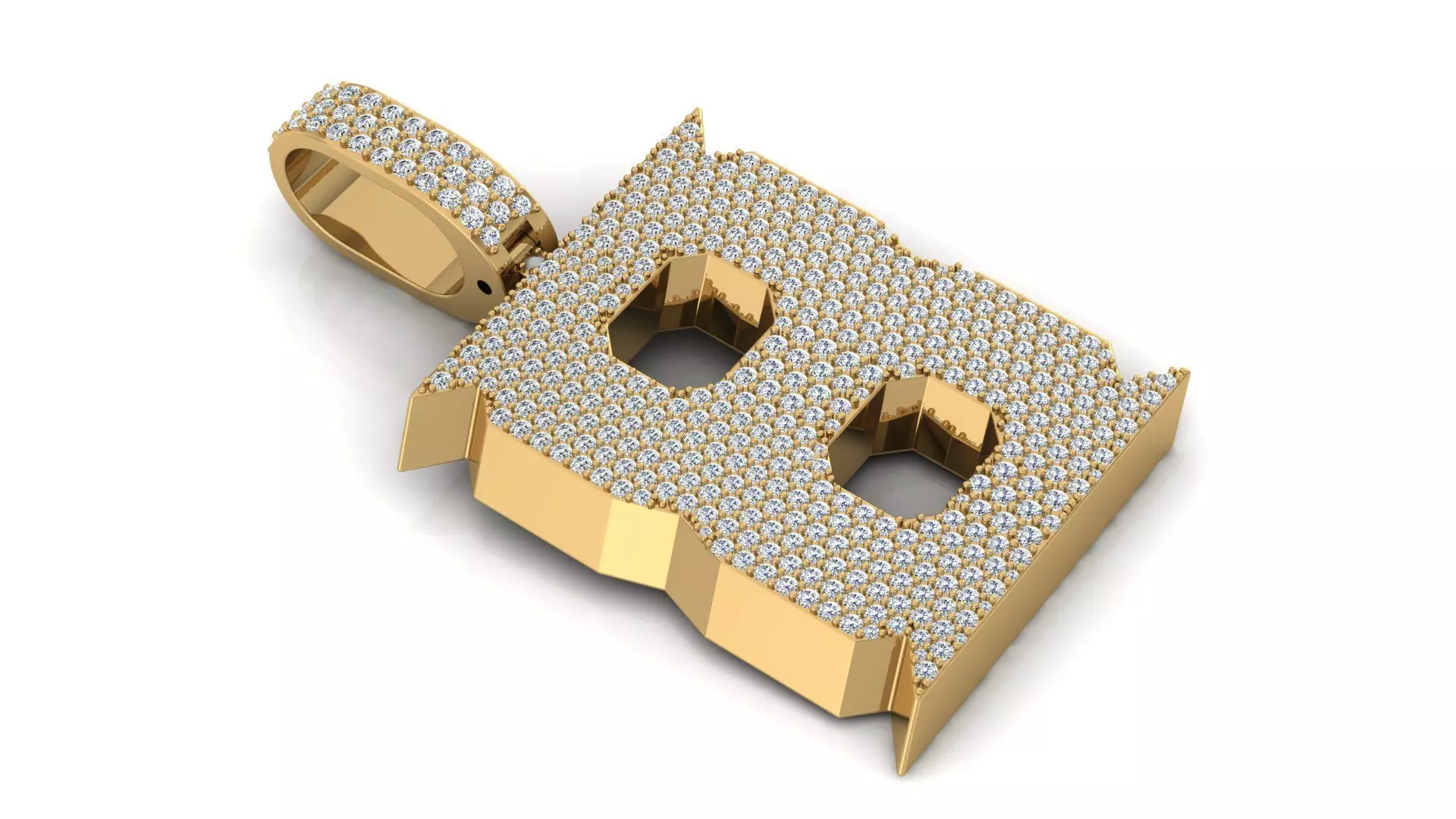 8 Pendant 3D print model_0