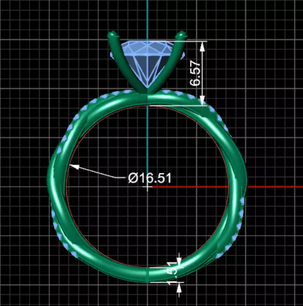 Ring kt119 3D print model_7