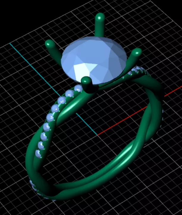 Ring kt119 3D print model_9