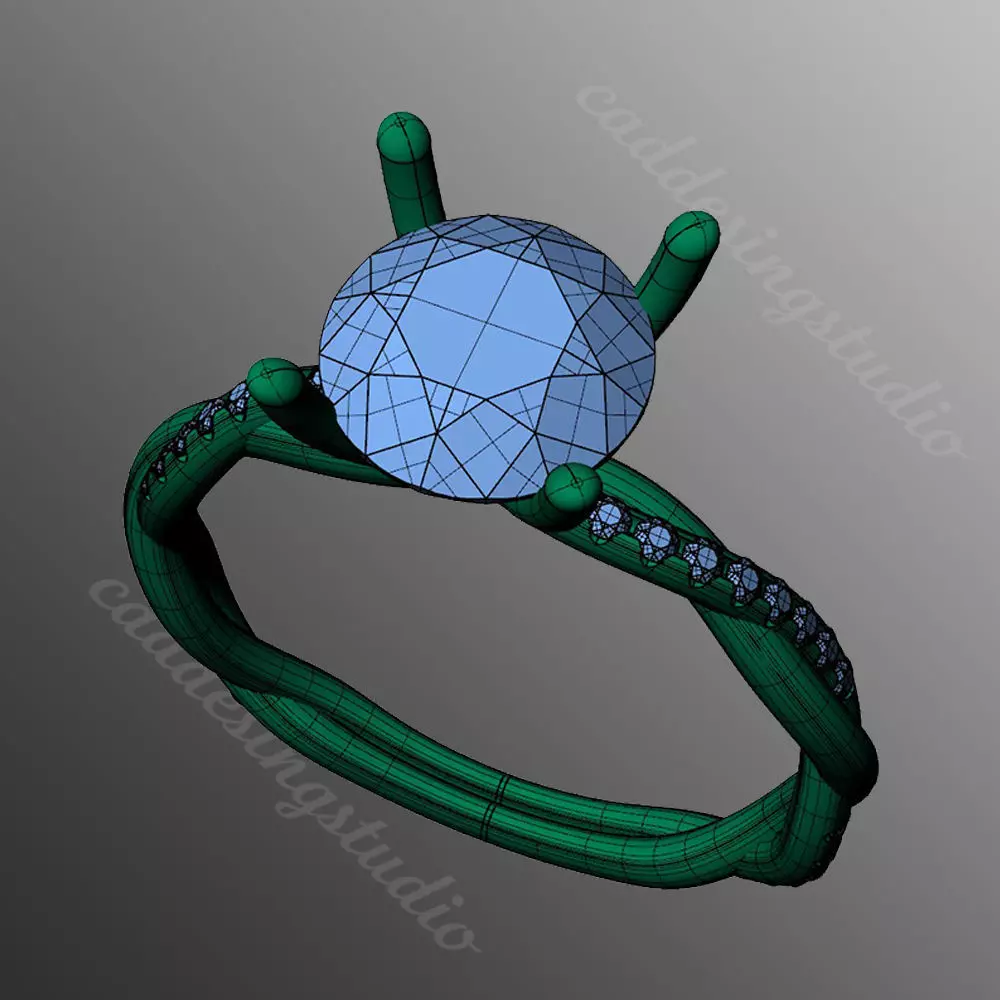 Ring kt119 3D print model_2