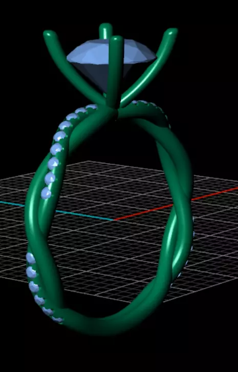 Ring kt119 3D print model_8