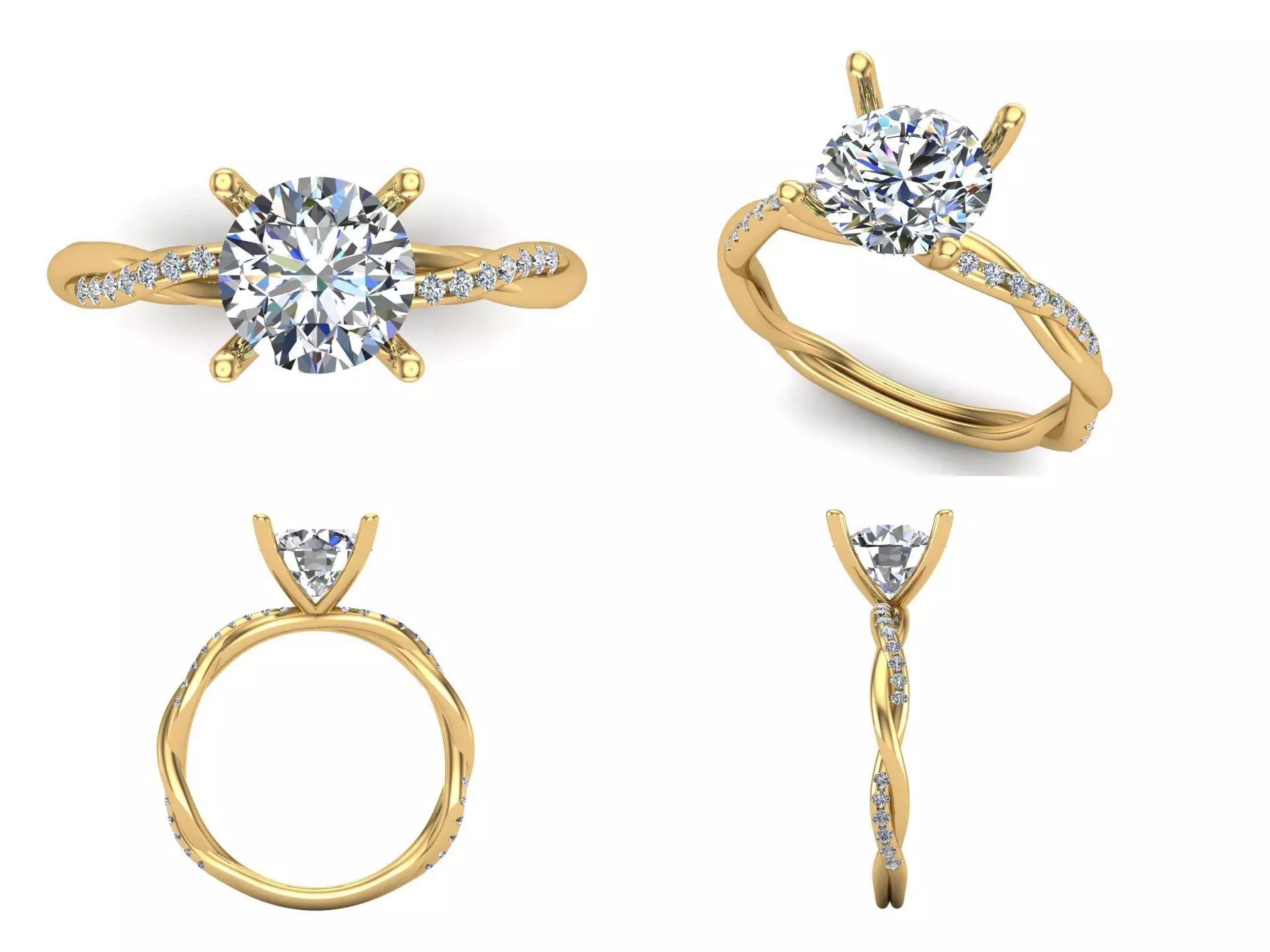 Ring kt119 3D print model_5