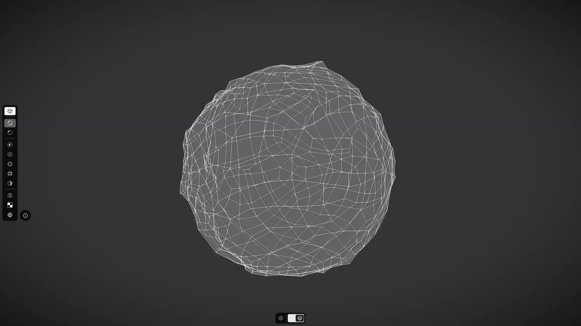 Chocolate Praline Low-poly 3D model_2