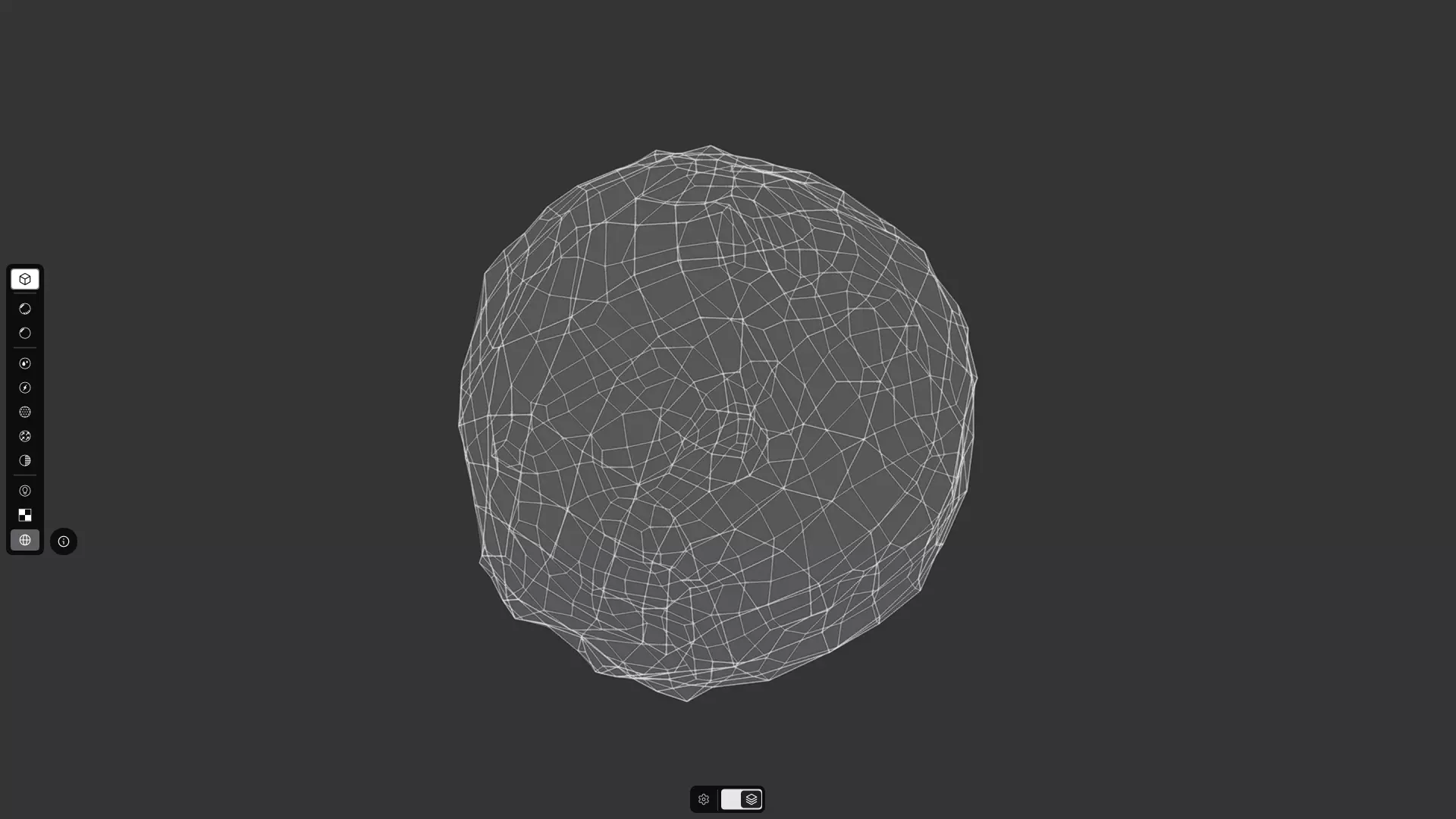 Chocolate Praline Low-poly 3D model_4