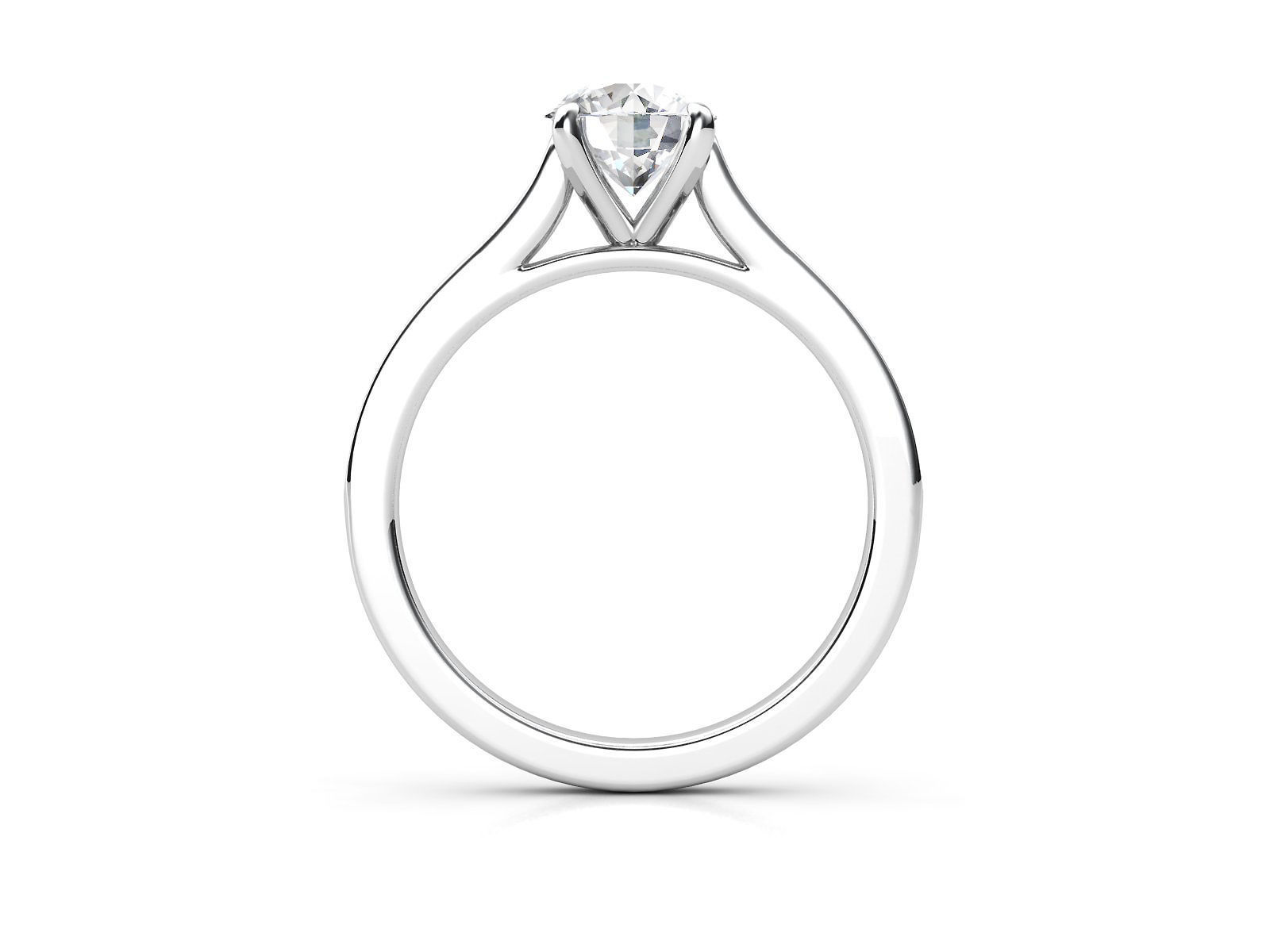 ZLSA03 person engagement ring gold 3D print model_2