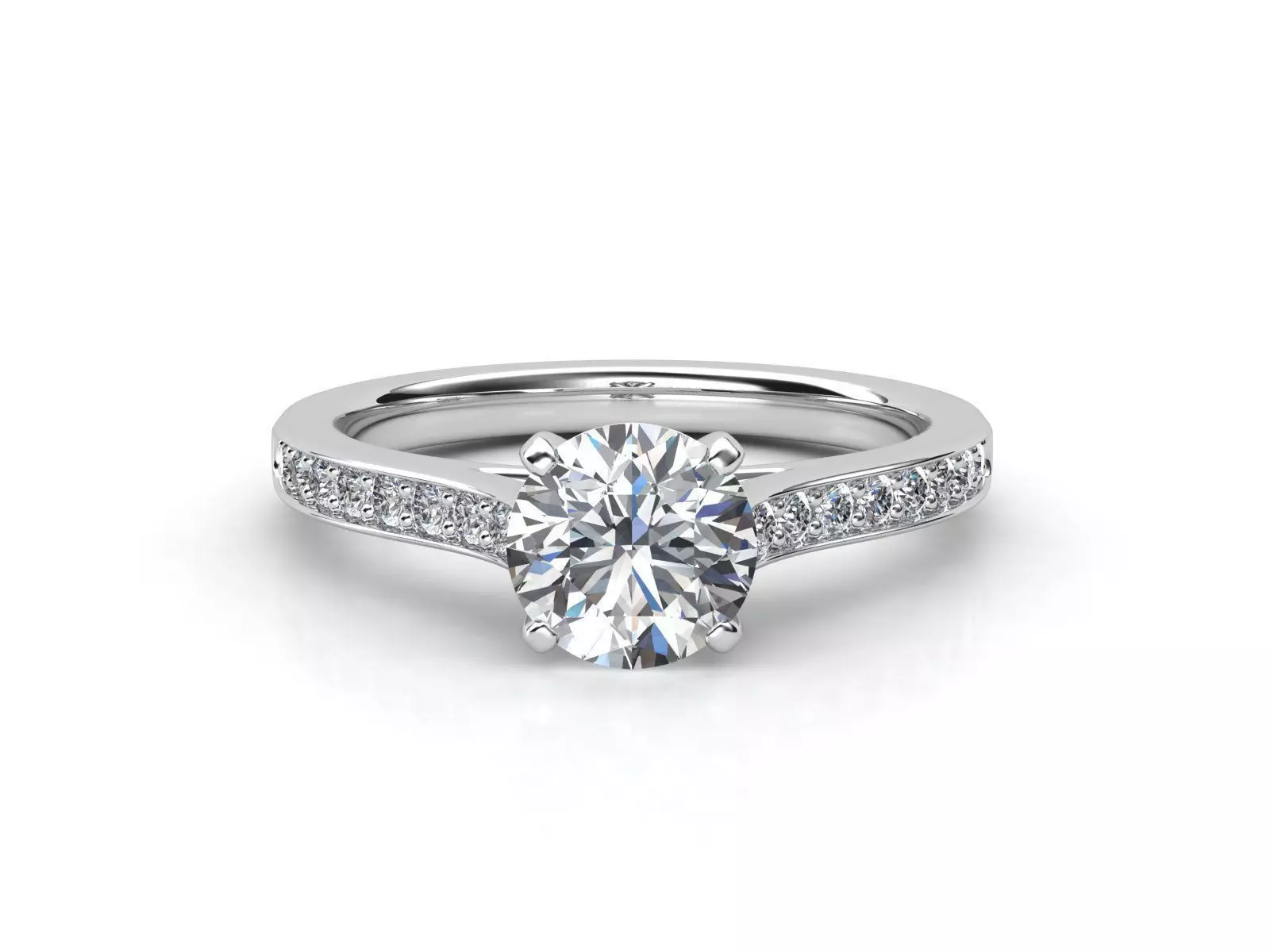 ZLSA03 person engagement ring gold 3D print model_0