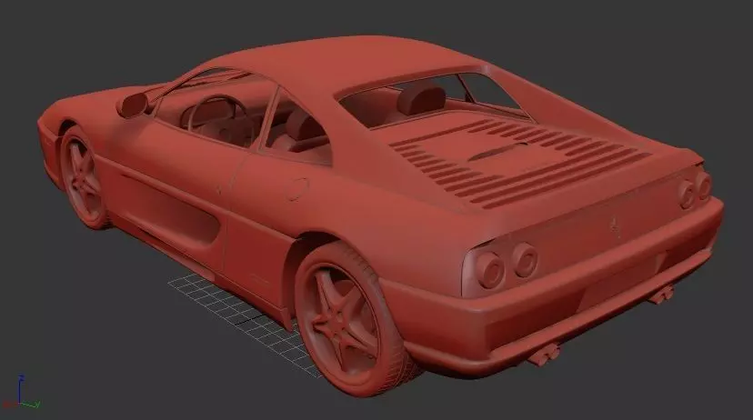 Ferrari F355 F1 Berlinetta 1998 3D print model_2