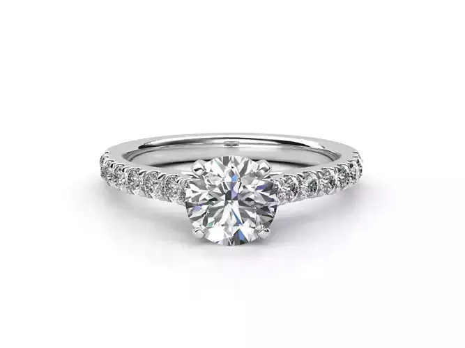 ZLSA04 oval diamond engagement ring