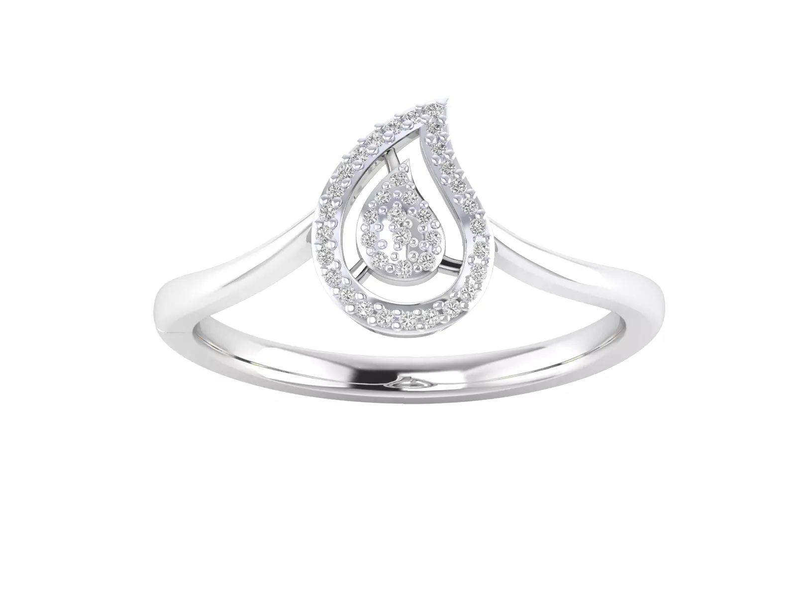 Women Ring Render 3dm STL MTL SLC JCD OBJ FBX Details 3D print model_17