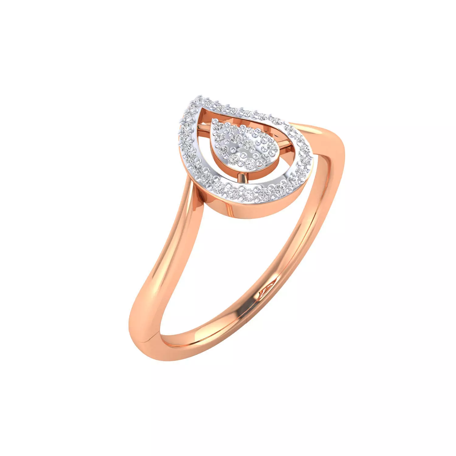 Women Ring Render 3dm STL MTL SLC JCD OBJ FBX Details 3D print model_2