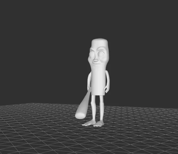 Tung sahur STL file 3D model_0