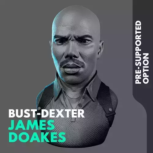 3D Bust  James Doakes Dexter 3D print model