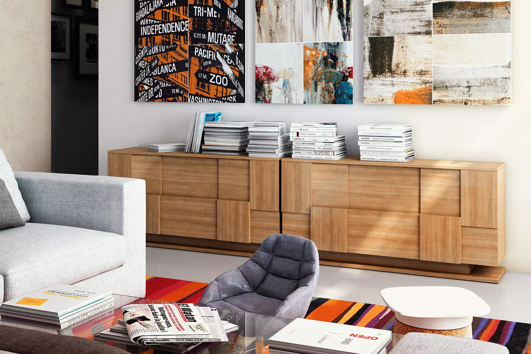 Full Scene-living Room set-zini02-2010 3D model_0