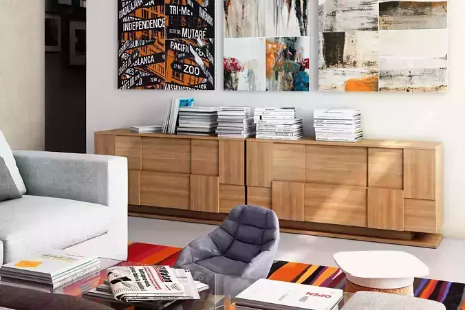 Full Scene-living Room set-zini02-2010