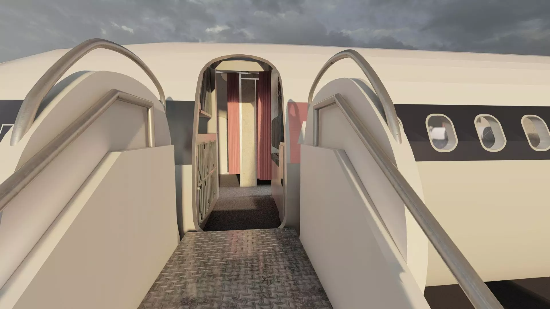 Hawker Siddeley TRIDENT 1C and 2E and 3B 3D model_22