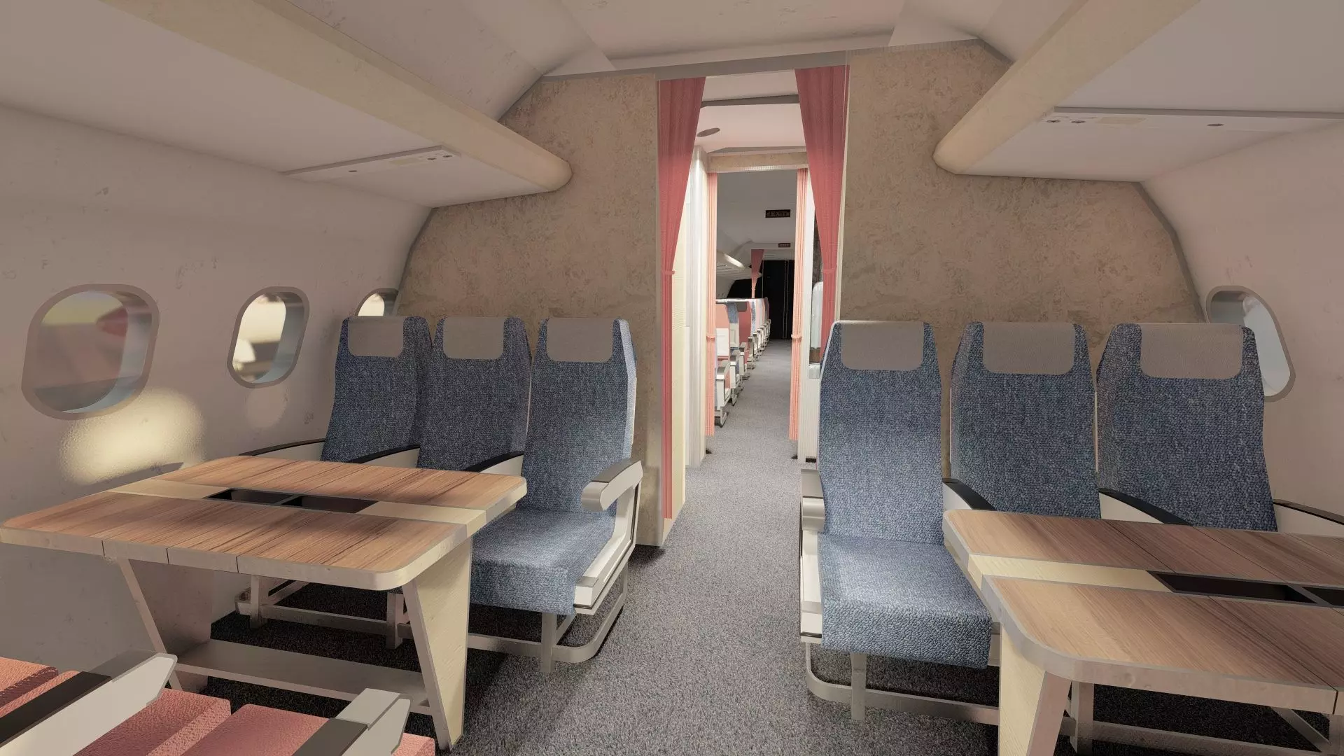 Hawker Siddeley TRIDENT 1C and 2E and 3B 3D model_26