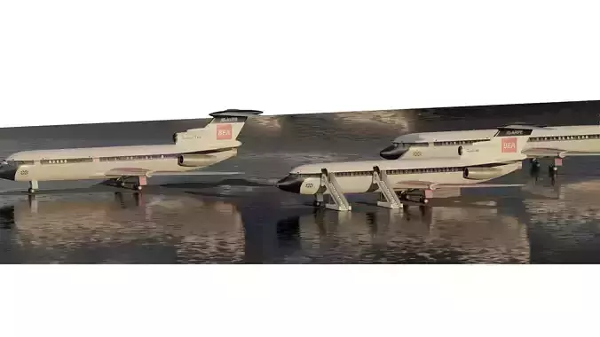 Hawker Siddeley TRIDENT 1C and 2E and 3B