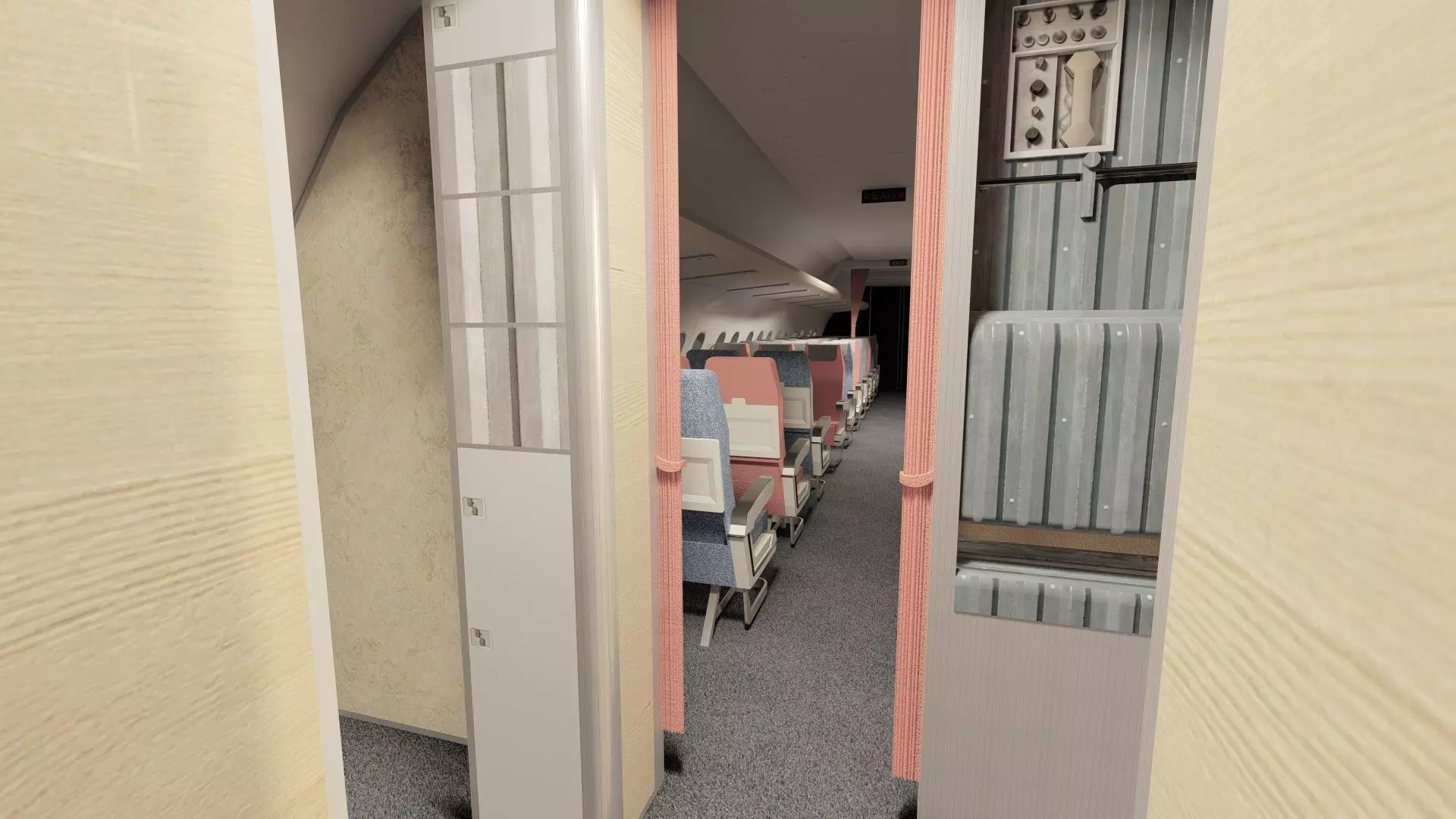 Hawker Siddeley TRIDENT 1C and 2E and 3B 3D model_27